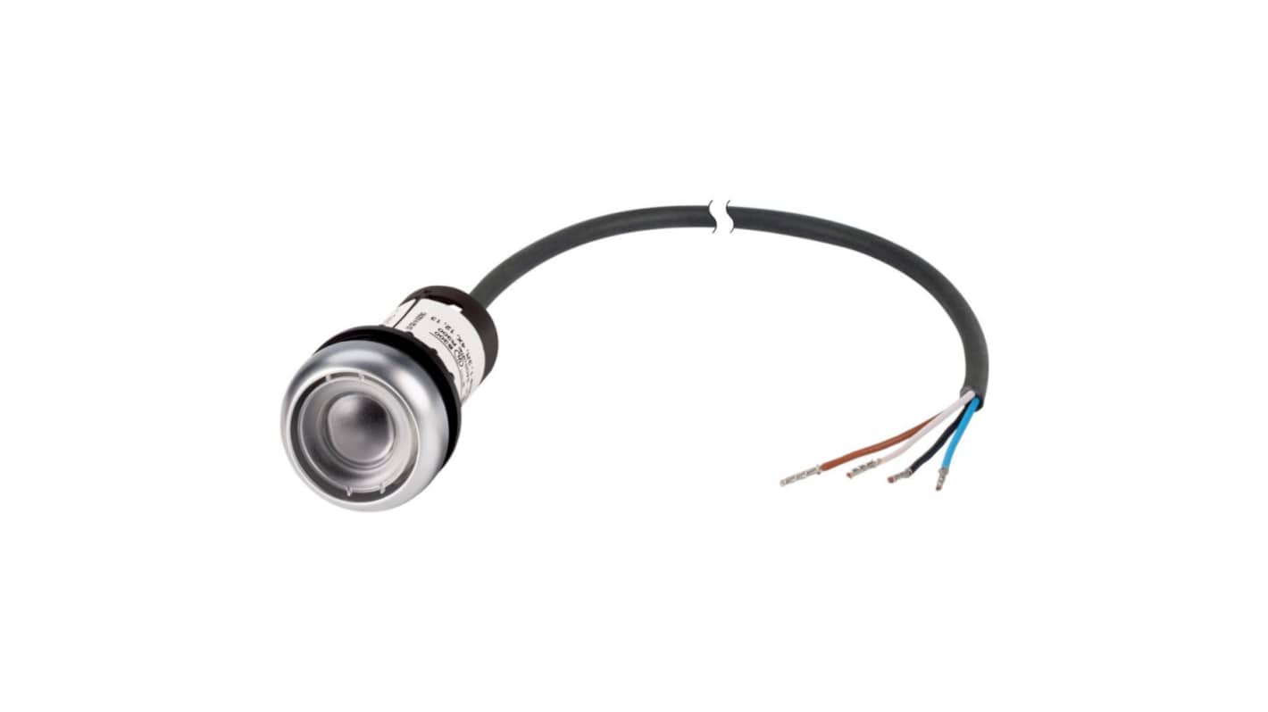 Eaton C22 Series Push Button Switch, Maintained, Cable Mount, 22.5mm Cutout, 2 N/C, IP67, IP69K