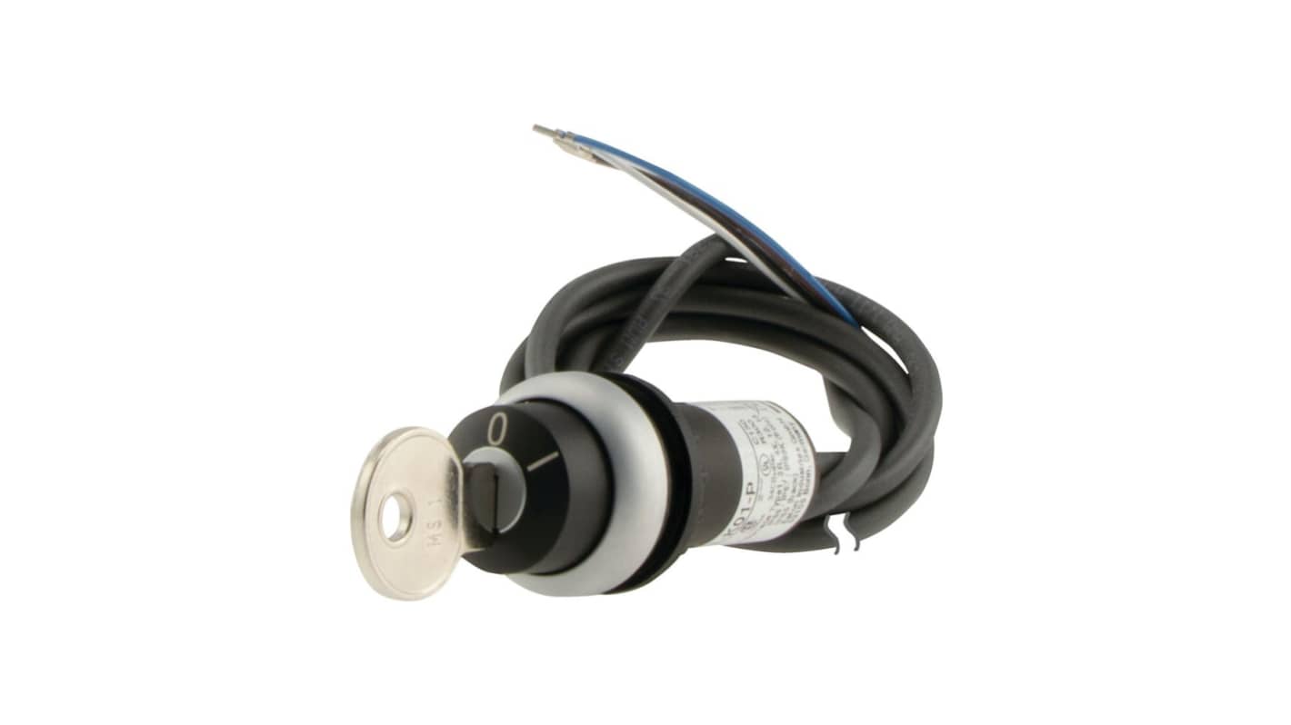 Eaton 2-position Key Switch Head, Latching, 22.5mm Cutout