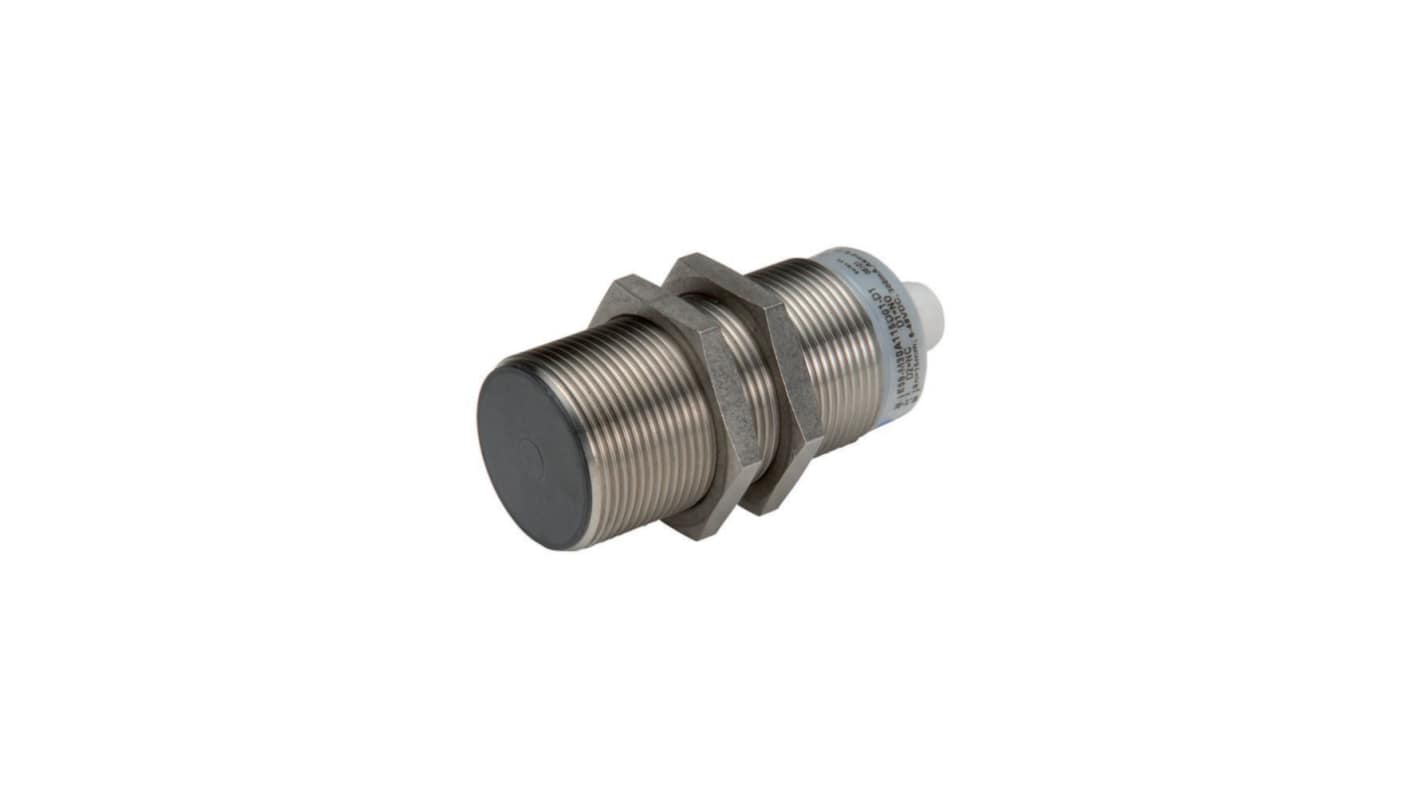 Eaton Inductive Threaded Barrel Proximity Sensor, M30, 15 mm Detection, NPN NC, 48 V