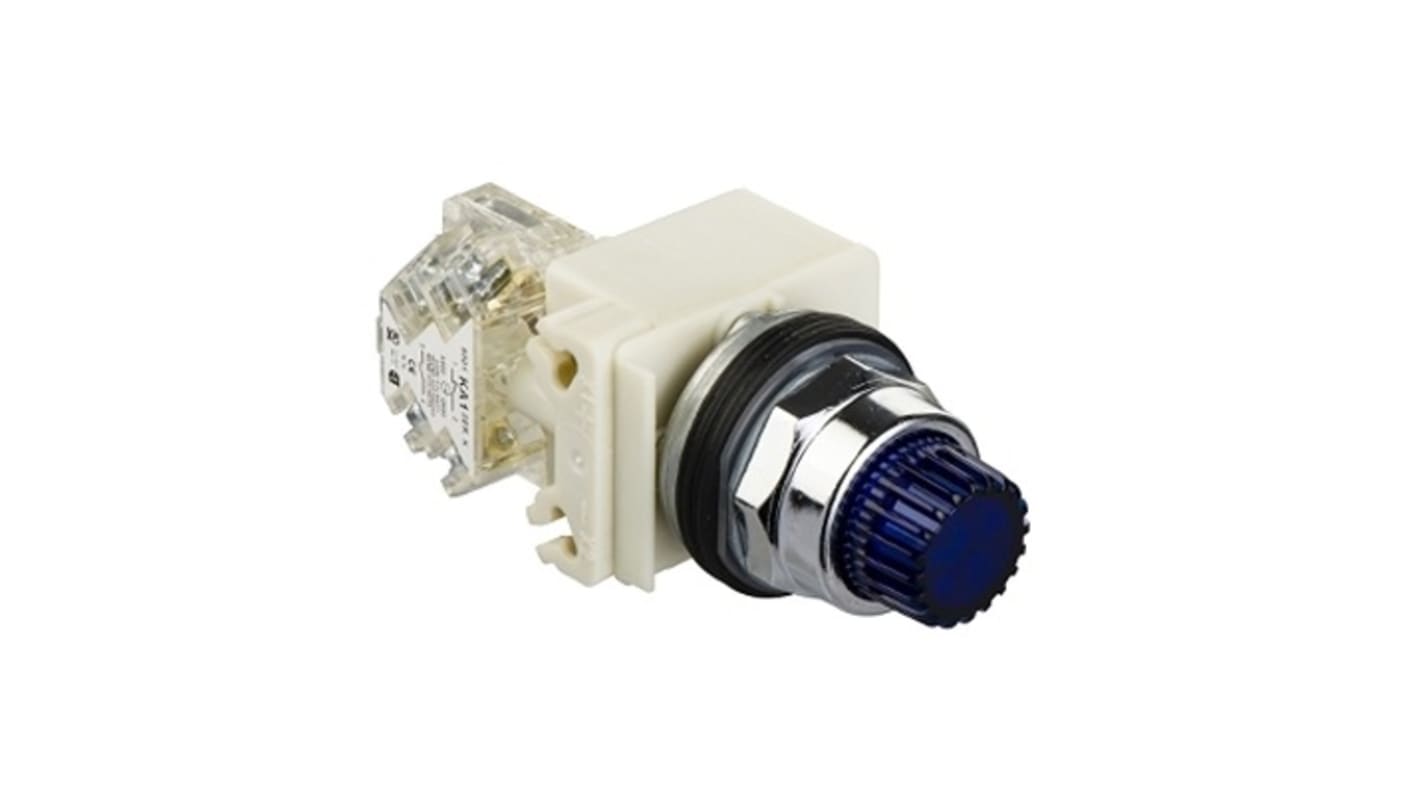 Schneider Electric Harmony Series Illuminated Push Button Switch, Push to Make, 30mm Cutout, 1CO, 600V, IP66