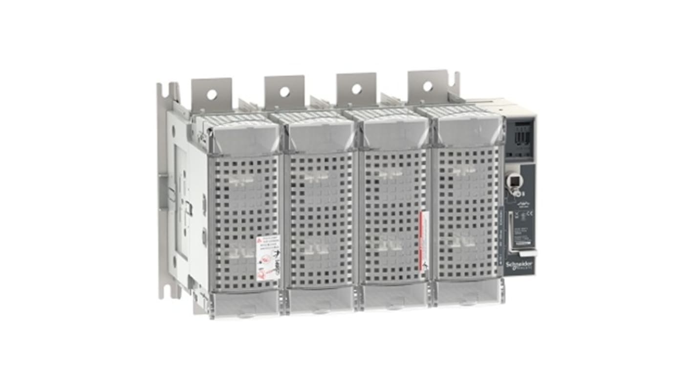 Schneider Electric Fuse Switch Disconnector, 4 Pole, 630A Max Current