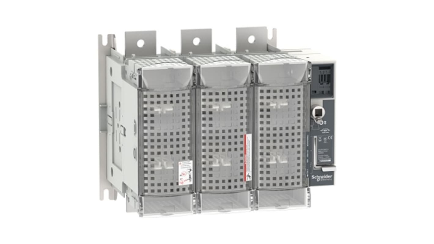 Schneider Electric Fuse Switch Disconnector, 3 Pole, 630A Max Current