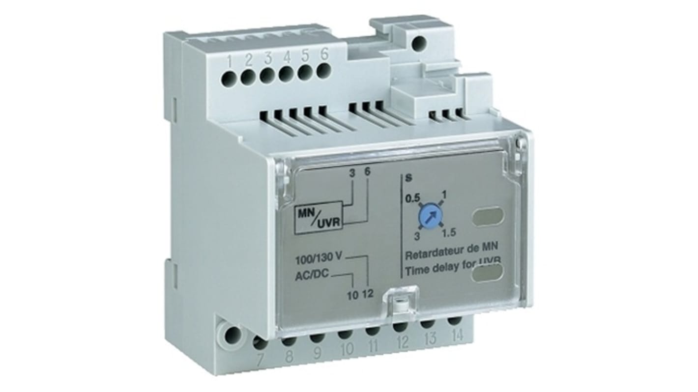Schneider Electric LV833681 Series Timer Relay, 130V, 0.5 - 3s