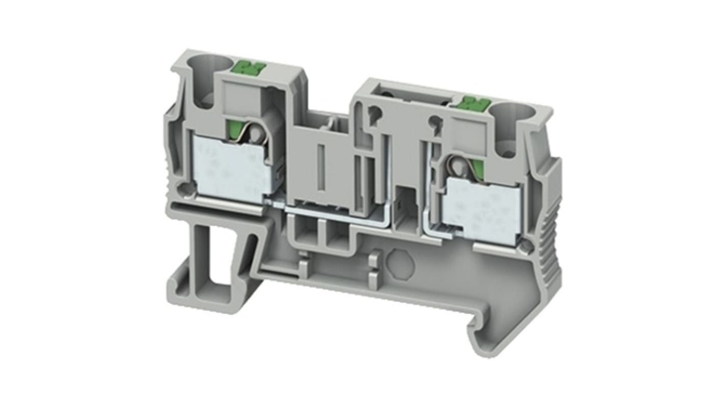 Schneider Electric 端子排, 线规4mm², 推入式端接, NSYTRP系列