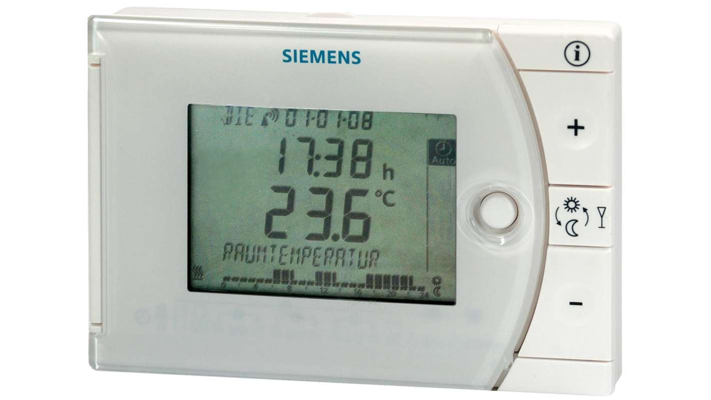 Siemens REV34 Wall Mounting On/Off Temperature Controller, 94 x 134.5 x 30mm, 250 V Supply Voltage Temperature Control