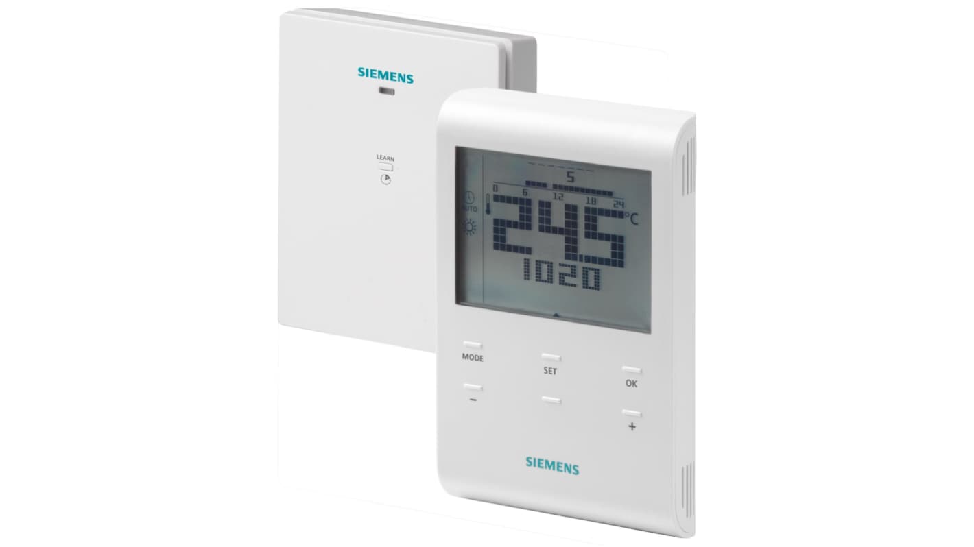 Siemens RDE100 Chassis Mount Thermostat, 85 x 127 x 21.5mm ON/OFF, 230 V Supply Voltage ON/OFF