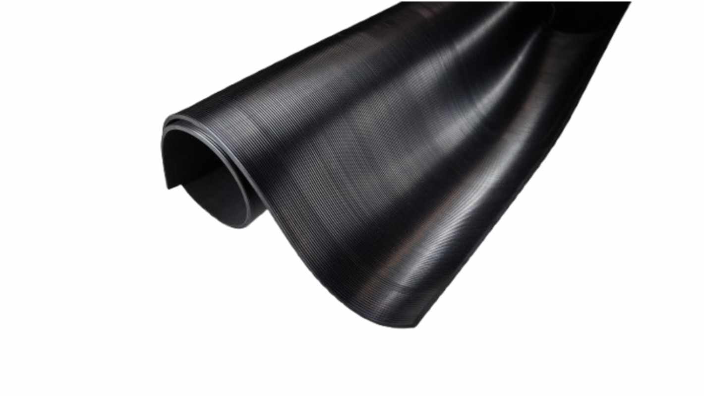 RS PRO Anti-Slip Electrical Safety Mat 1000V IEC 61111 Class 0 1m x 1000mm x 6mm