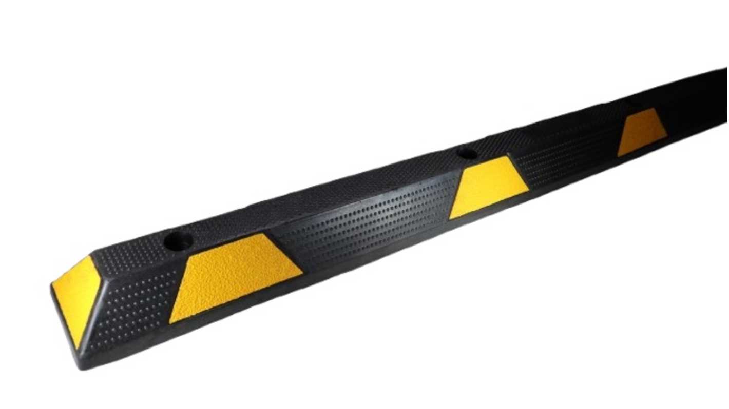 RS PRO  High Visibility Rubber Parking Stop, 100mm x 150 mm
