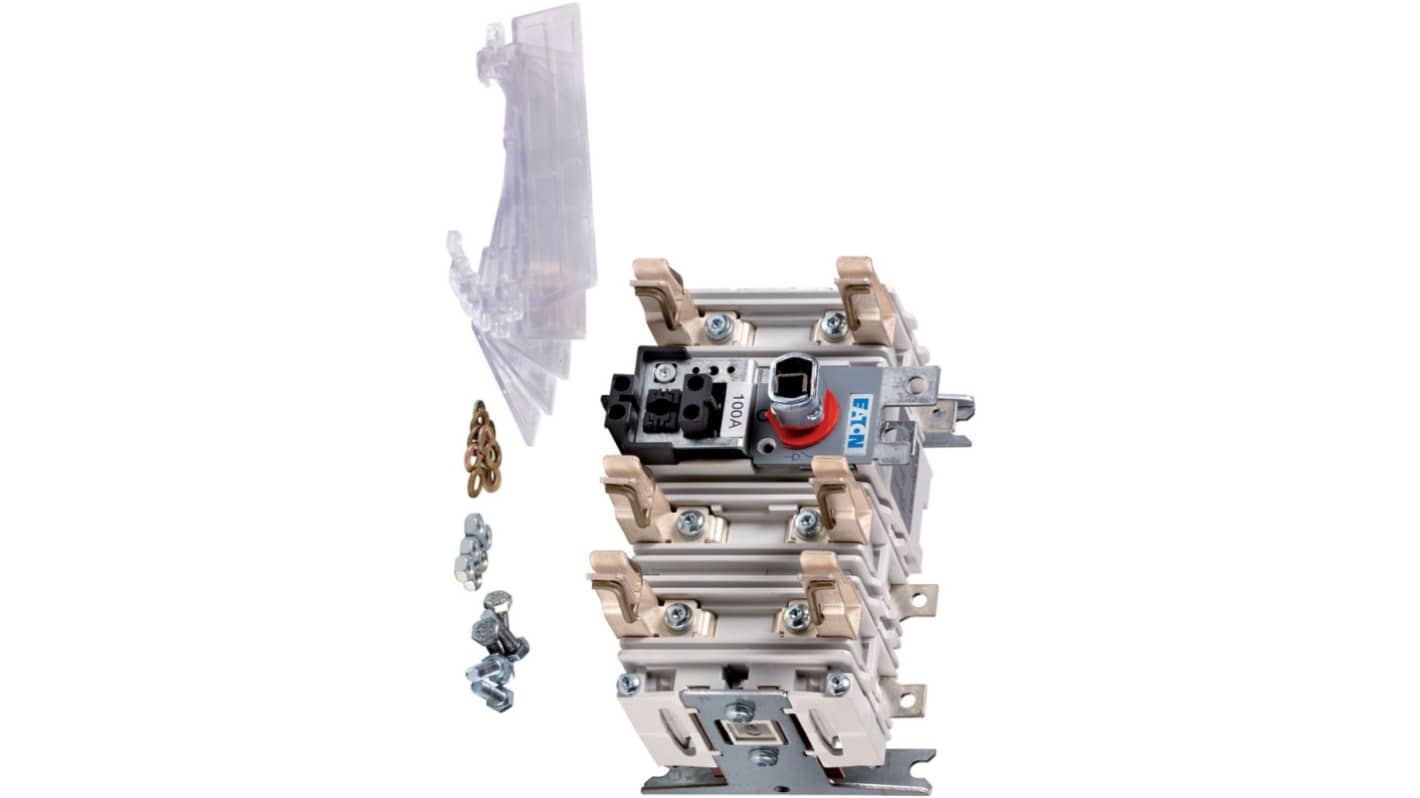 Eaton Fuse Switch Disconnector, 3 Pole, 100A Max Current