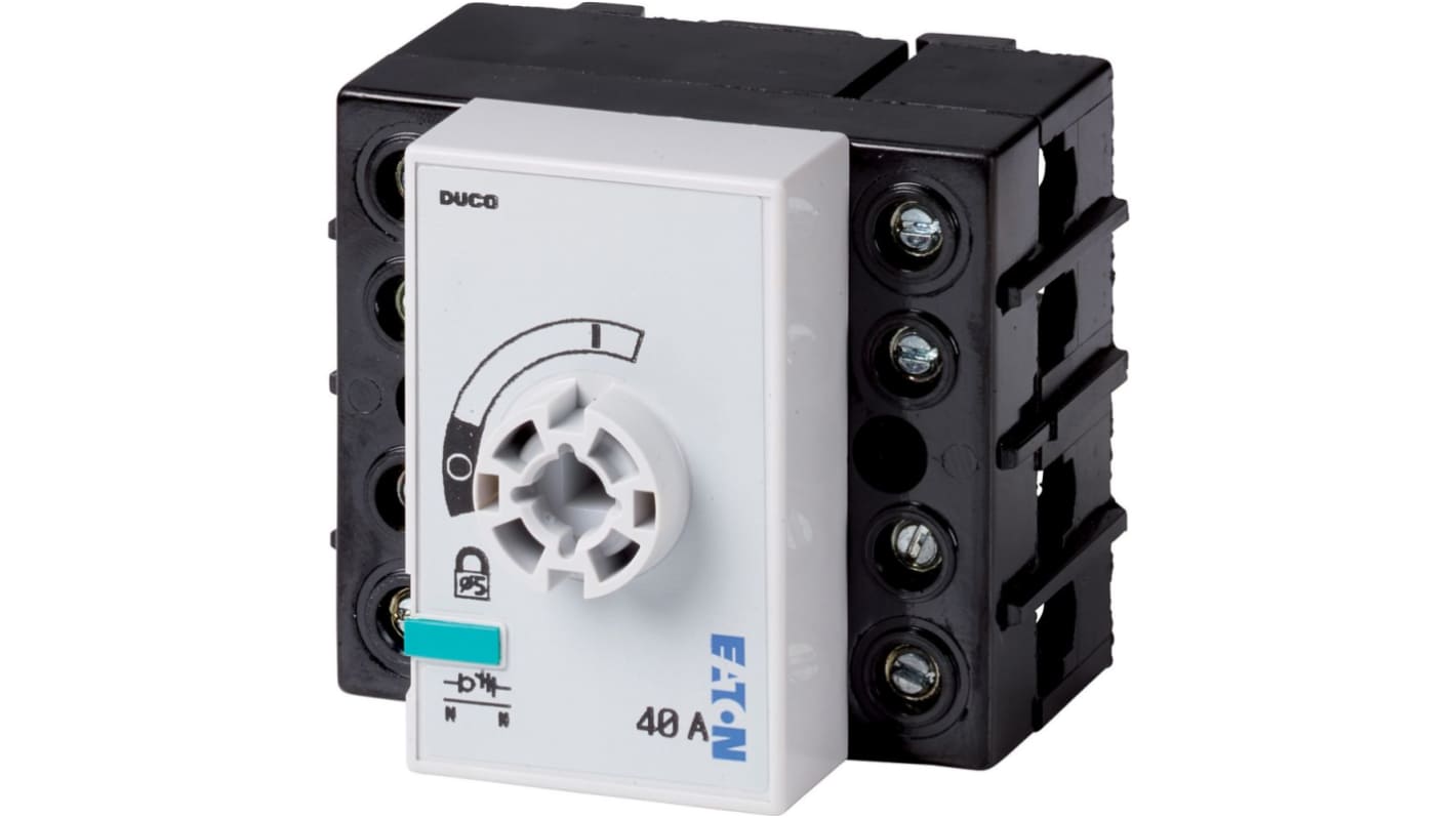 Eaton Fuse Switch Disconnector, 3 Pole, 40A Max Current, 50A Fuse Current