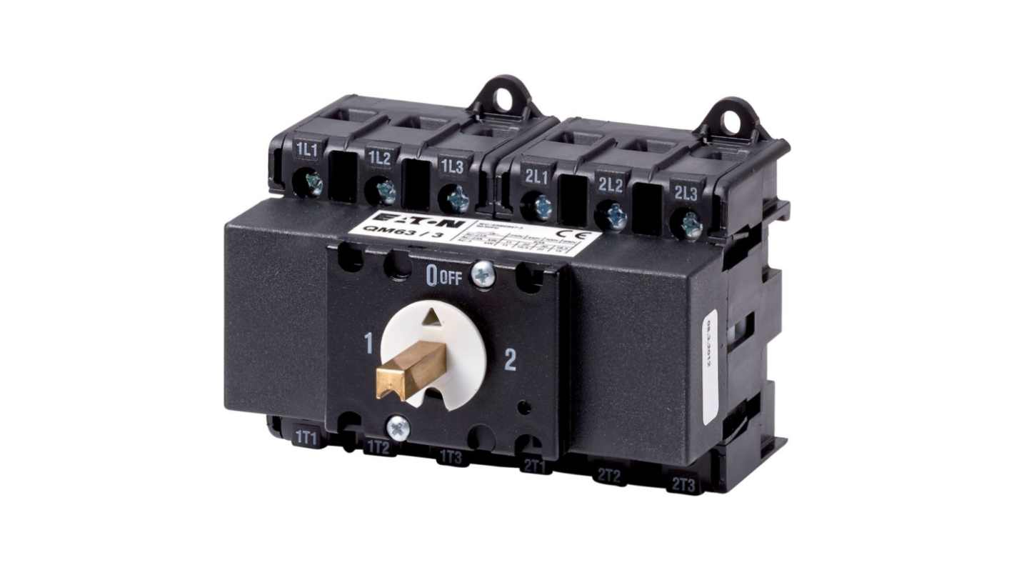 Eaton Fuse Switch Disconnector, 3 Pole, 63A Max Current, 63A Fuse Current