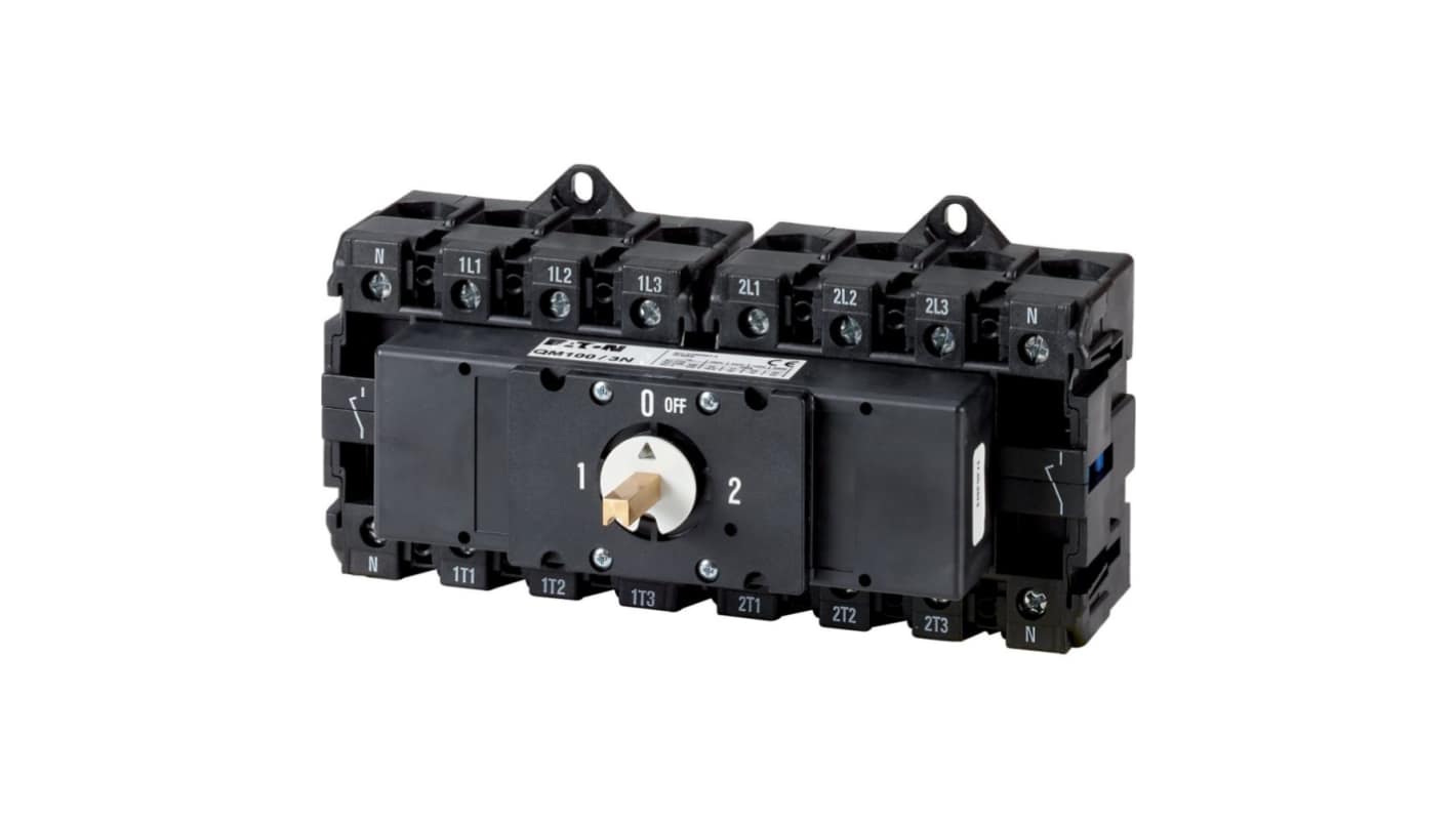 Eaton, 4P 3 Position Changeover Cam Switch, 690V (Volts), 100A