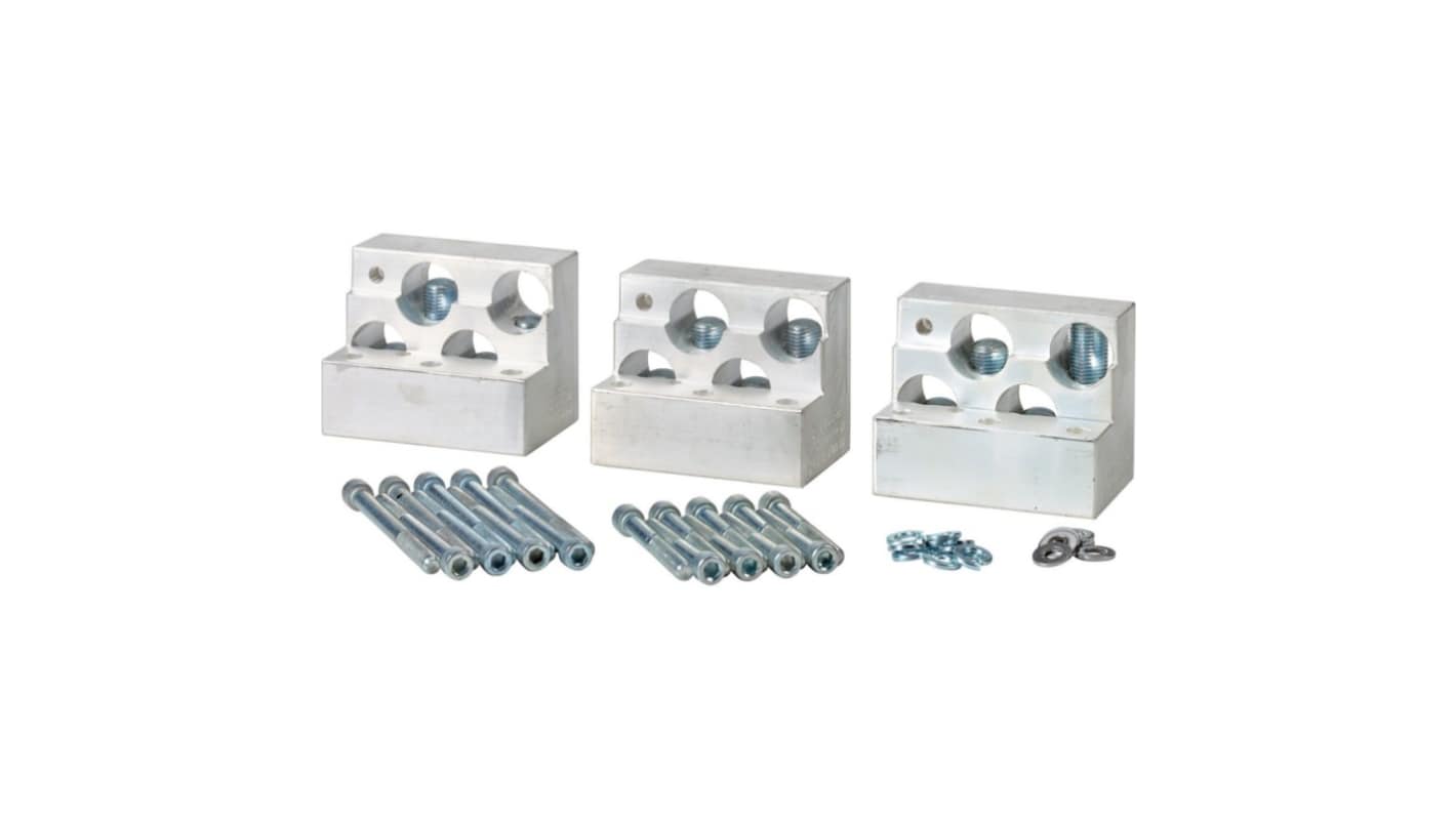 Eaton S811 Series Terminal Block, 4-Way, 120-240 mm² Wire, Screw Termination