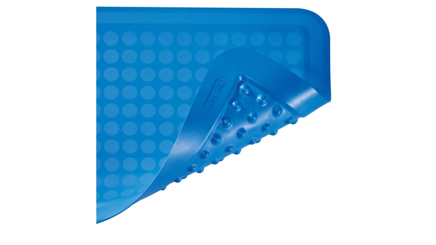 Notrax Sani-Flex Nitrile Rubber Anti-Fatigue Mat, 46cm x 61cm x 12.7mm