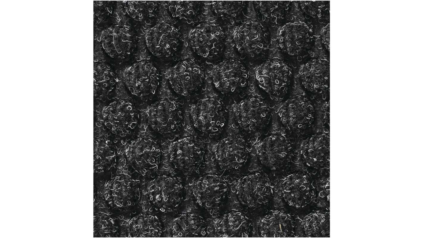 Notrax Aqua-Trap Anti-Slip, Entrance Mat, Dot Pattern, Both Use, Black, 90cm 150cm 13mm