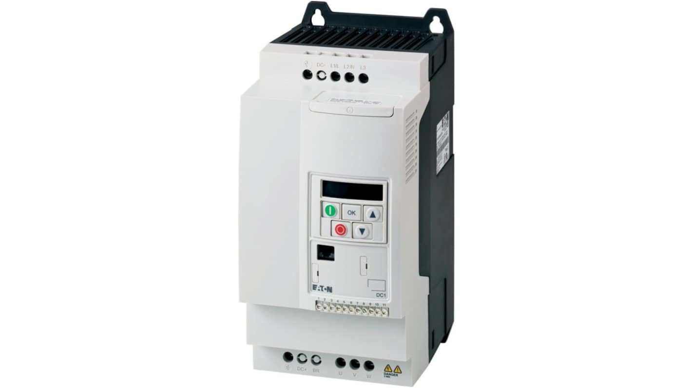 Eaton Inverter Drive, 4, 3 Phase, 230 V ac, 18 A, DC1 Series