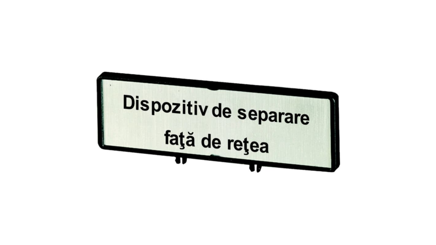 Eaton Label for Use with P1, T0, T3