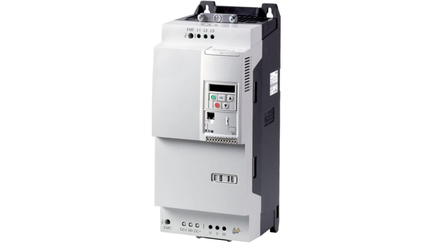 Eaton Inverter Drive, 15, 3 Phase, 400 V ac, 30 A, DC1 Series