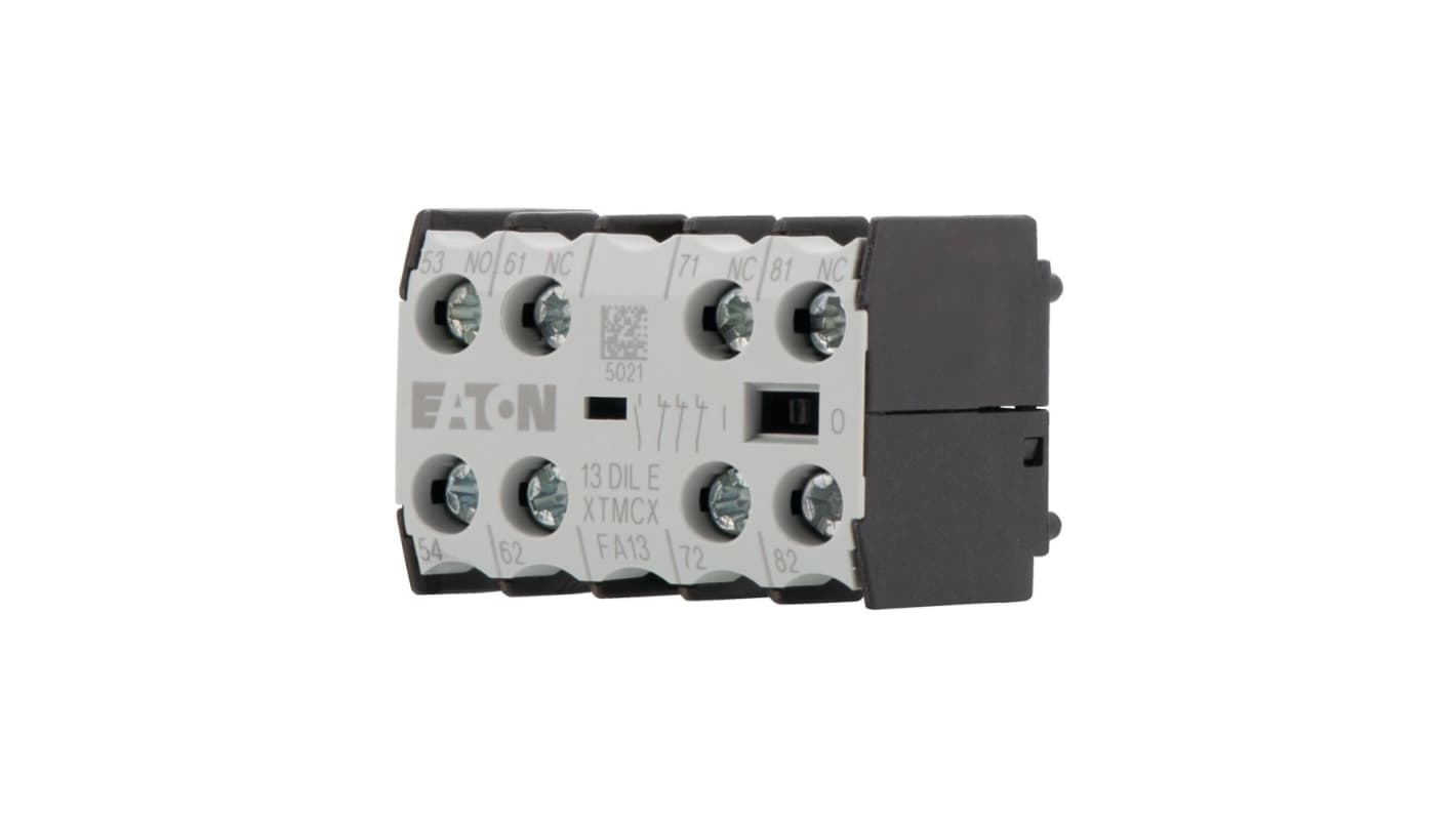 Eaton Auxiliary Contact, 4 Contact, 1 N/O, 3 NC, Front Fastening, DILE
