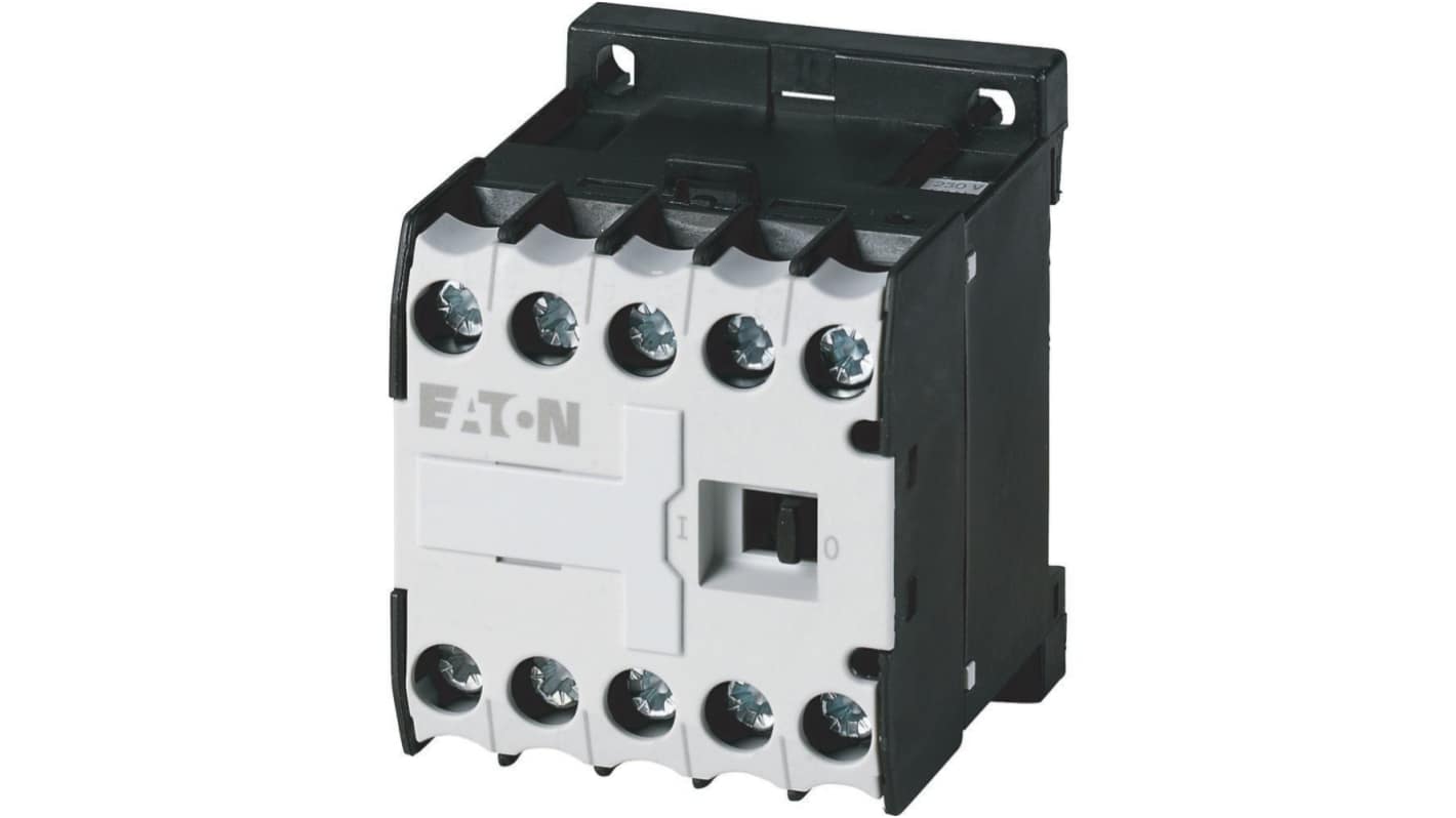 Eaton Moeller DILER DILER Contactor Relay, 48 V dc Coil, 4-Pole, 6 A, 2.3 W, 1NC, 3NO, 600 V ac