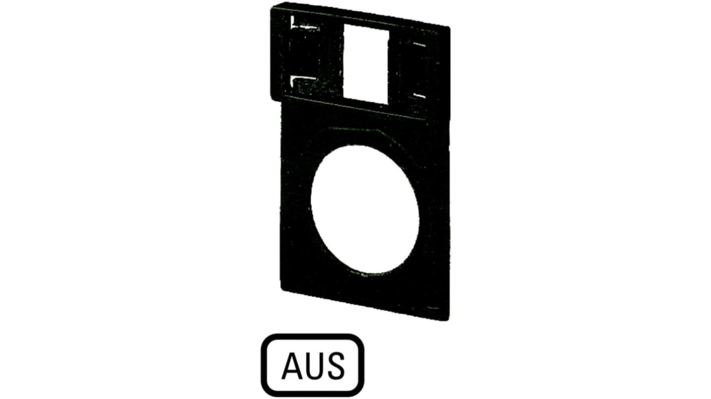 Eaton Legend Plate for Use with Pushbutton, Stop, Stop