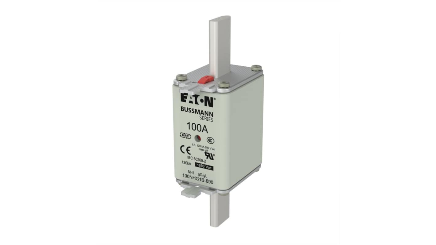Eaton 100A NH Fuse, 63 x 40 x 135mm, 690V ac
