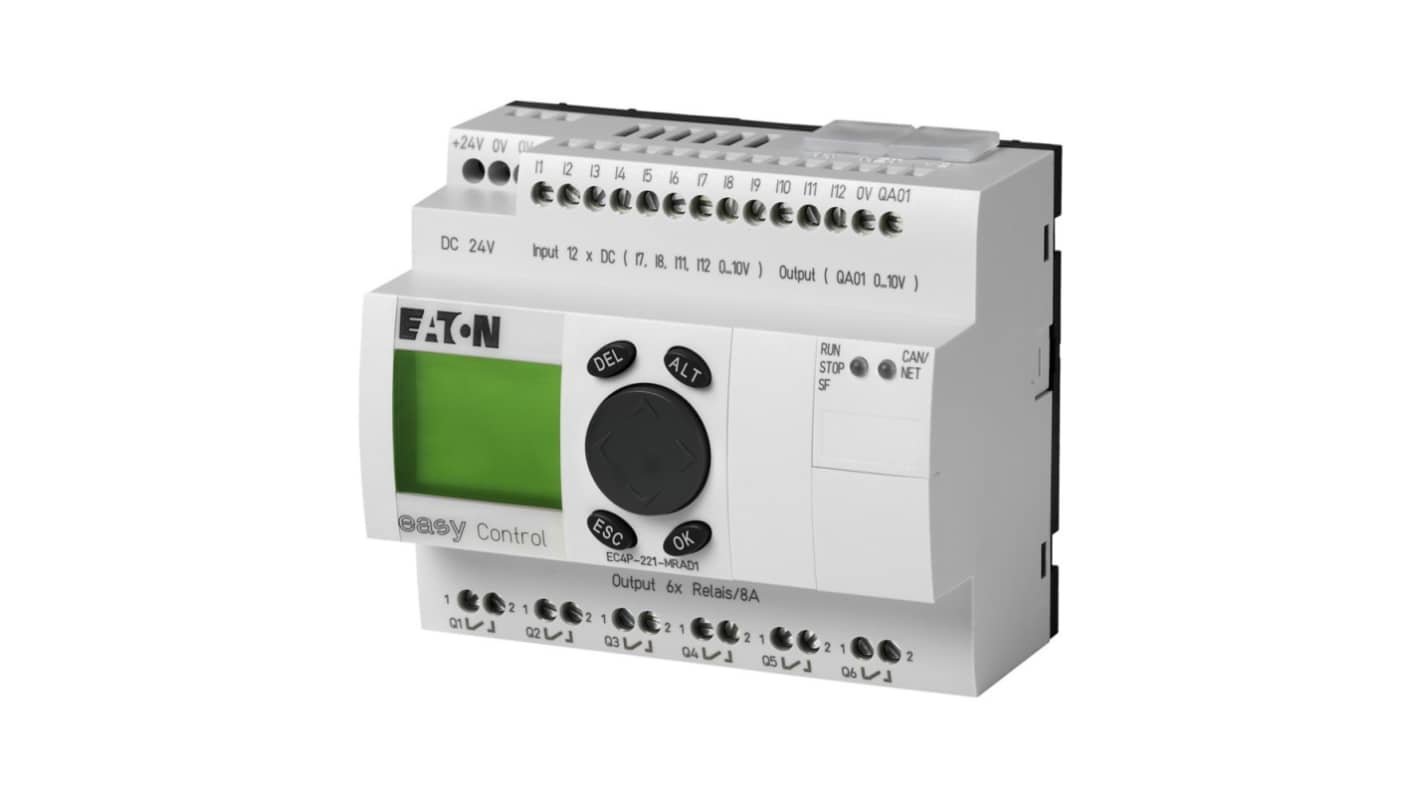 Sterownik programowalny PLC Eaton EC4P 12 Analogowe/cyfrowe Cyfrowy Maszyny