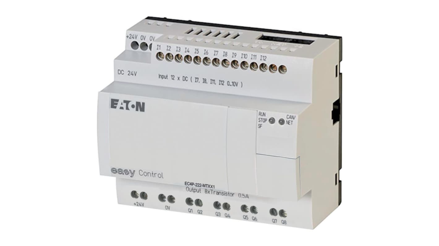 EC4P Series PLC CPU for Use with Machines, 24 V Supply, Digital Output, 4-Input, Analog/Digital Input