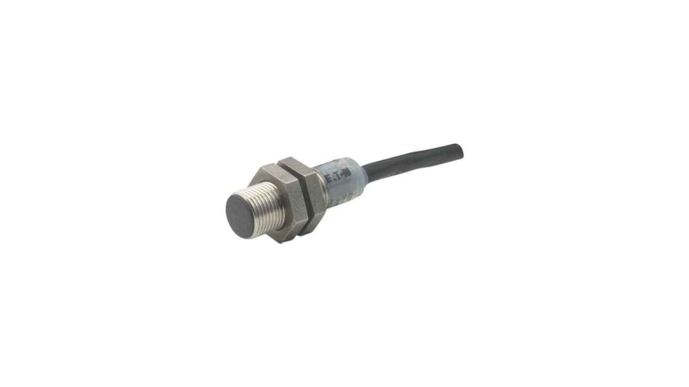 Eaton Inductive Threaded Barrel Proximity Sensor, M12, PNP/NPN NC, 250 V