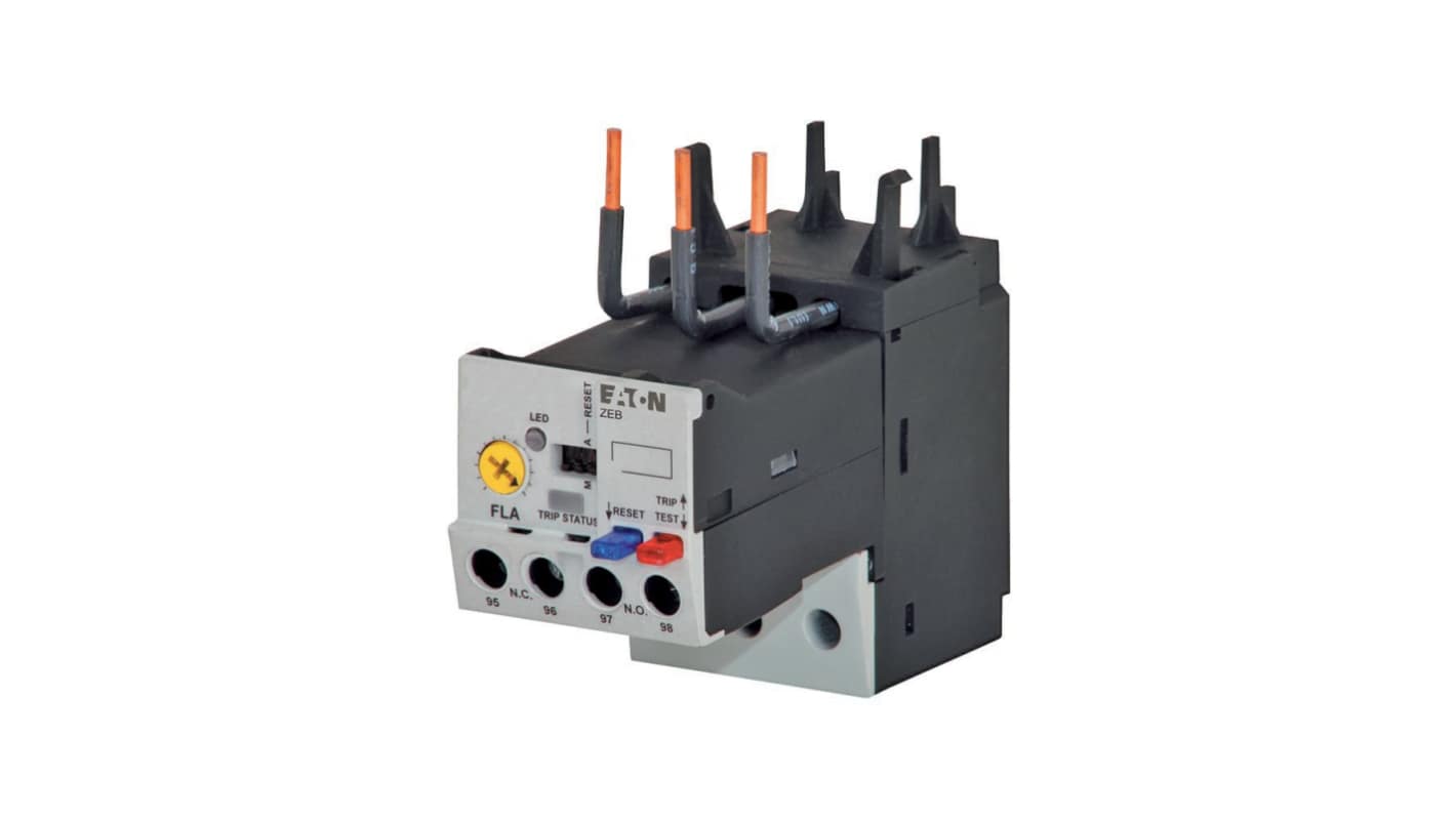 Eaton ZEB Overload Relay 1NC, 1NO, 9 → 45 A F.L.C, 45 A Contact Rating, 690 V, SP, Eaton Moeller ZEB