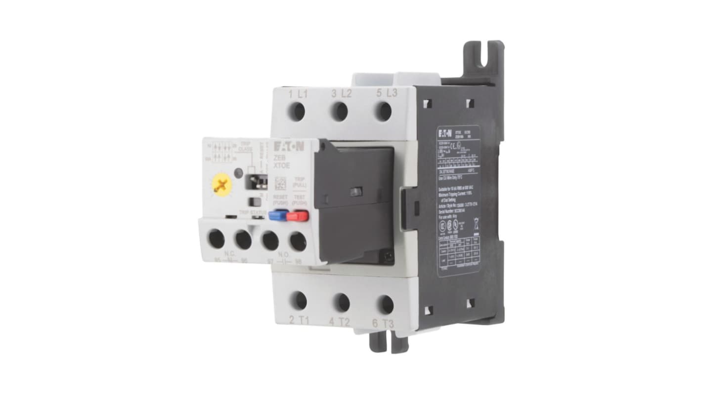 Eaton サーマルリレー Eaton Moeller ZEBシリーズ ZEB, 20 → 100 A, 690 V