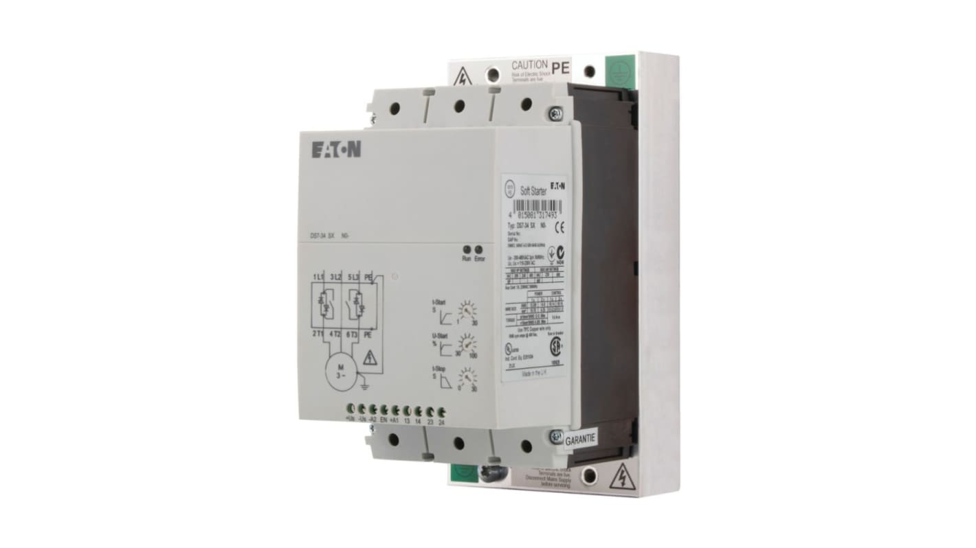 Eaton Eaton Moeller Soft Starter, , 30 kW, 480 V ac, 3 Phase, IP20