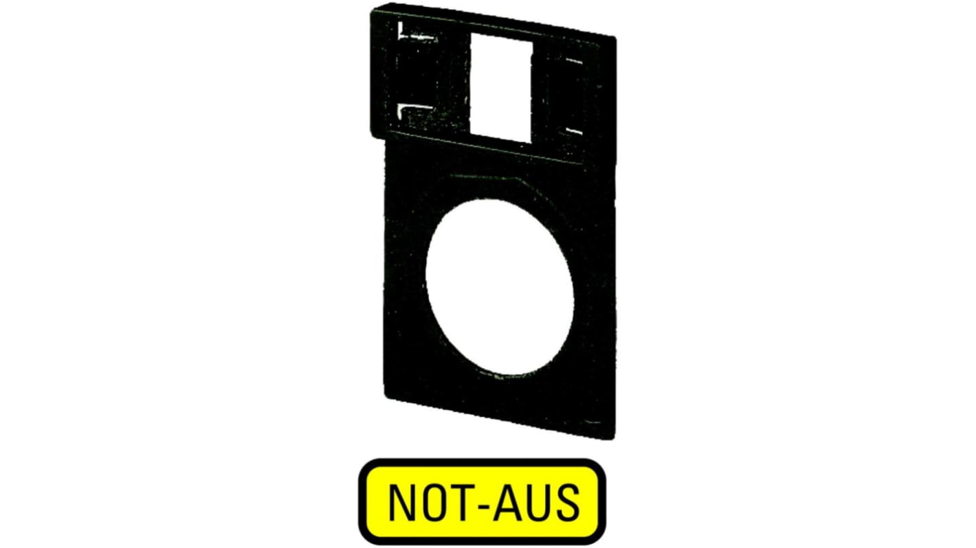 Eaton Legend Plate for Use with Pushbutton, Emergency Stop, Emergency Stop