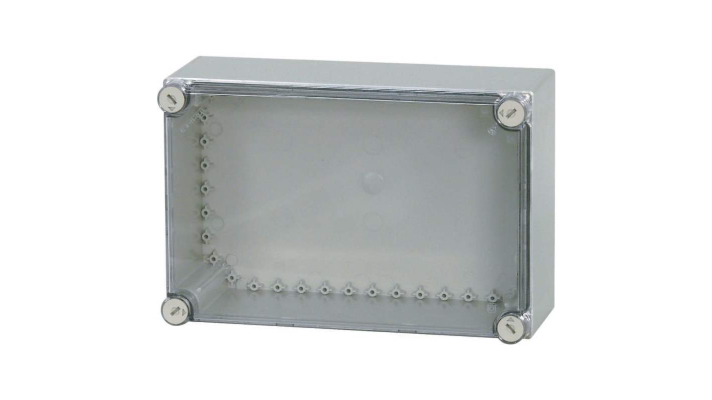 Eaton xEnergy Safety Series Light Grey Plastic General Purpose Enclosure, IP65, IK10, Transparent Lid, 250 x 375 x 225mm