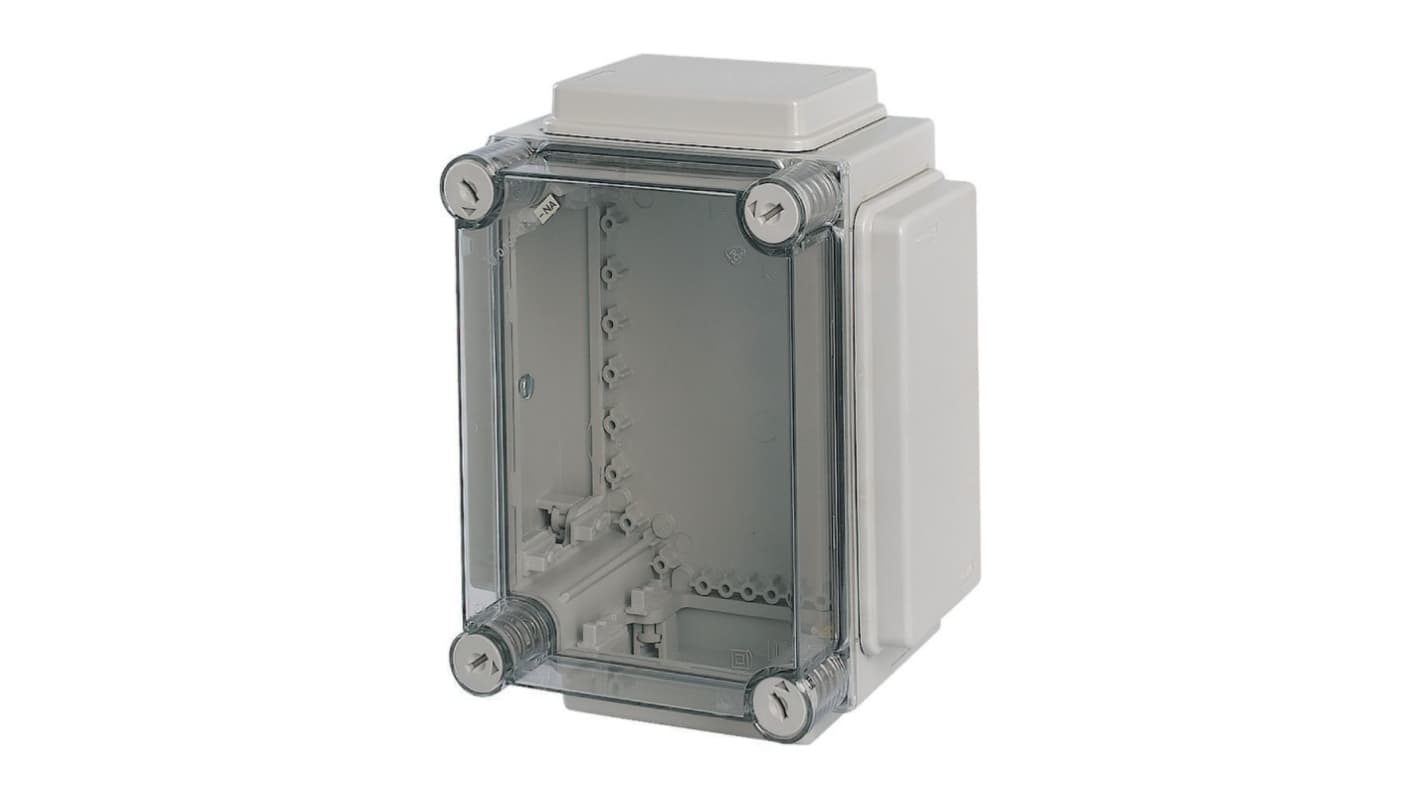 Eaton xEnergy Safety Series Grey Plastic General Purpose Enclosure, IP65, IK10, Flanged, Transparent Lid, 296 x 234 x