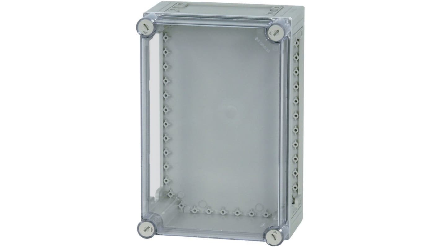 Eaton xEnergy Safety Series Grey Plastic General Purpose Enclosure, IP65, IK10, Flanged, Transparent Lid, 250 x 375 x