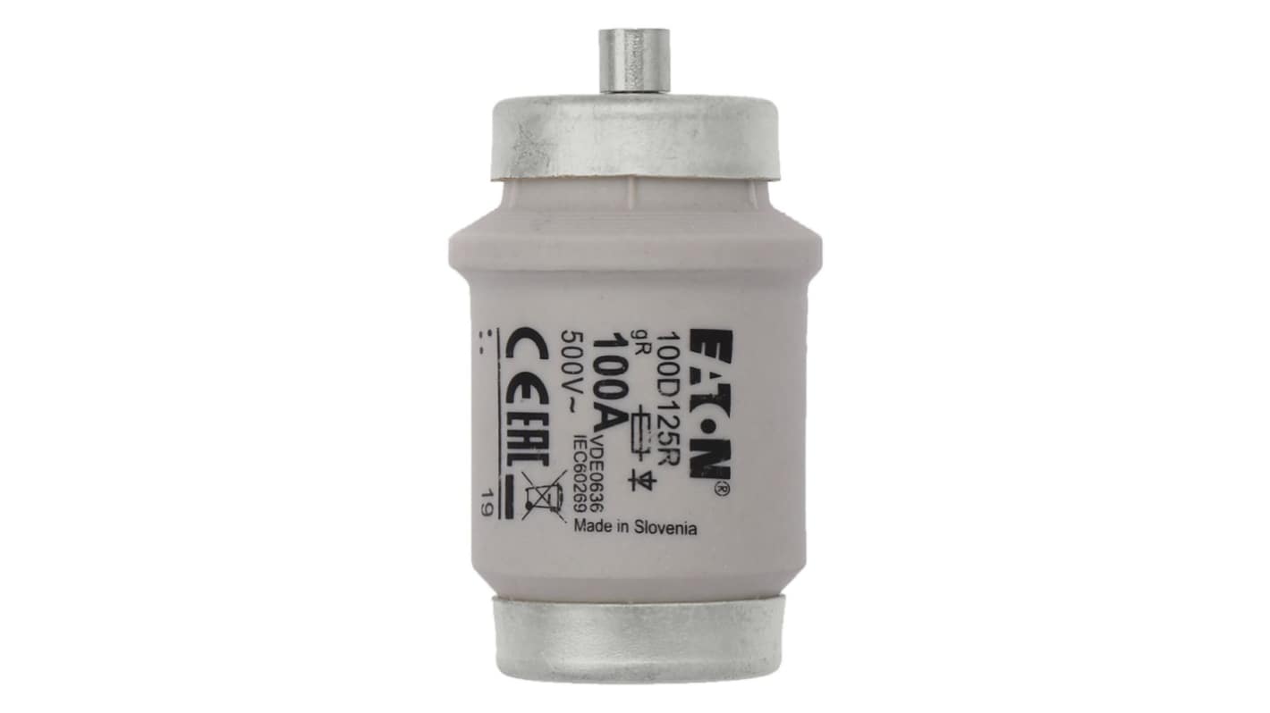 Eaton 100A Tag Fuse, 33 x 60mm, 500V