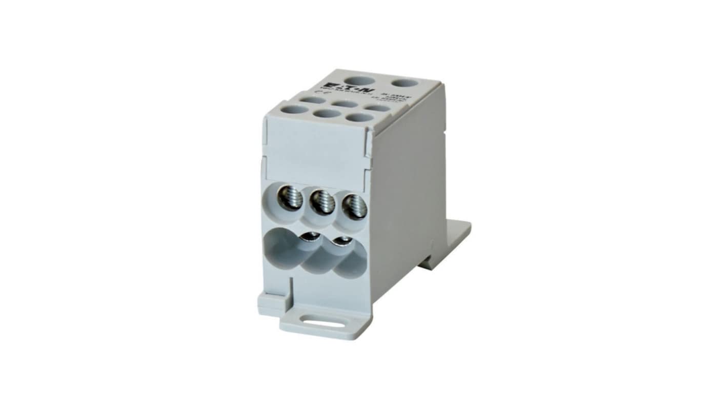 Eaton, xEnergy, 1 Way, Pluggable Terminal Block, Surface Mount, 102703 BPZ-KB-6/125-ALU