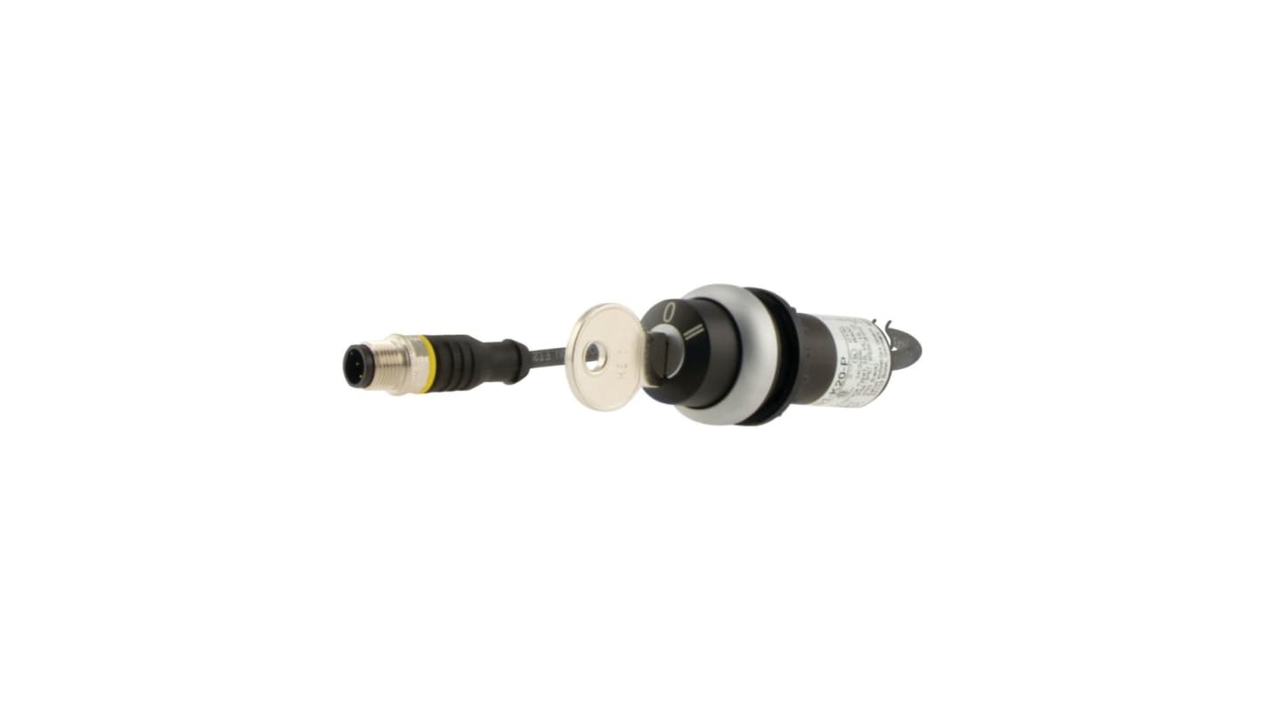 Eaton 3-position Key Switch Head, Momentary, 22.5mm Cutout