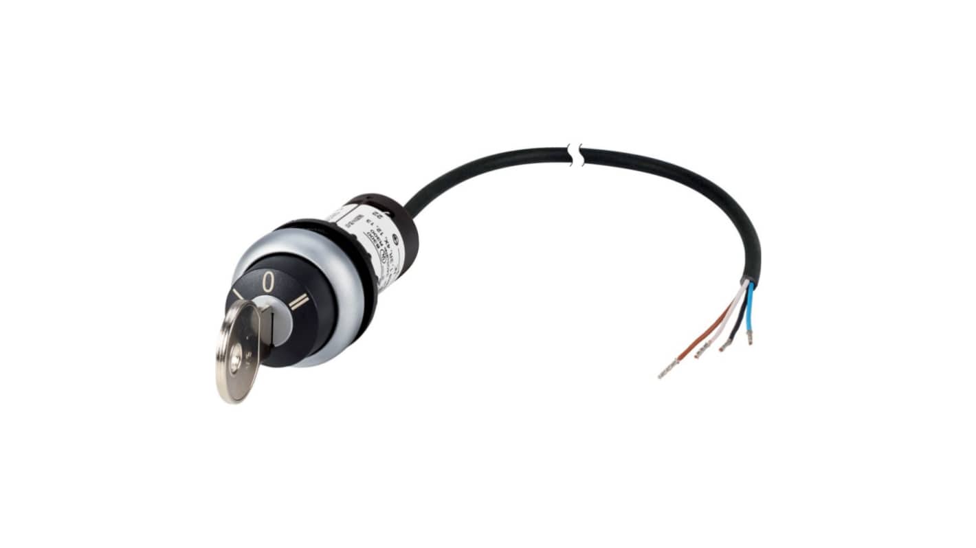 Eaton 3-position Key Switch Head, Latching, 22.5mm Cutout