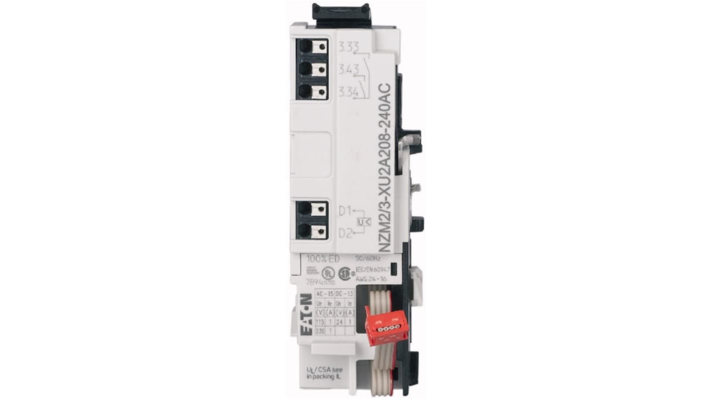 Eaton Shunt Release, 2 Contact, 2NO, Eaton Moeller NZM NZM2/3