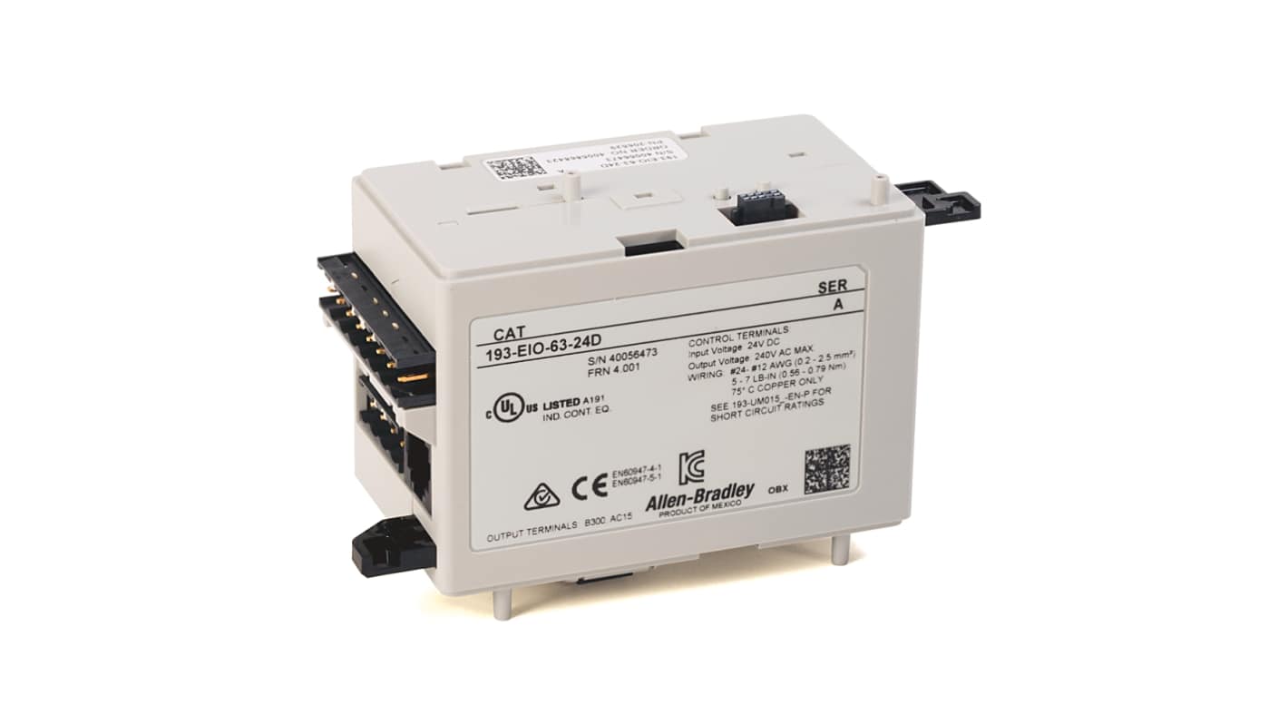 Allen Bradley 193-EIO Overload Relay, 6 W, 24 V, E300