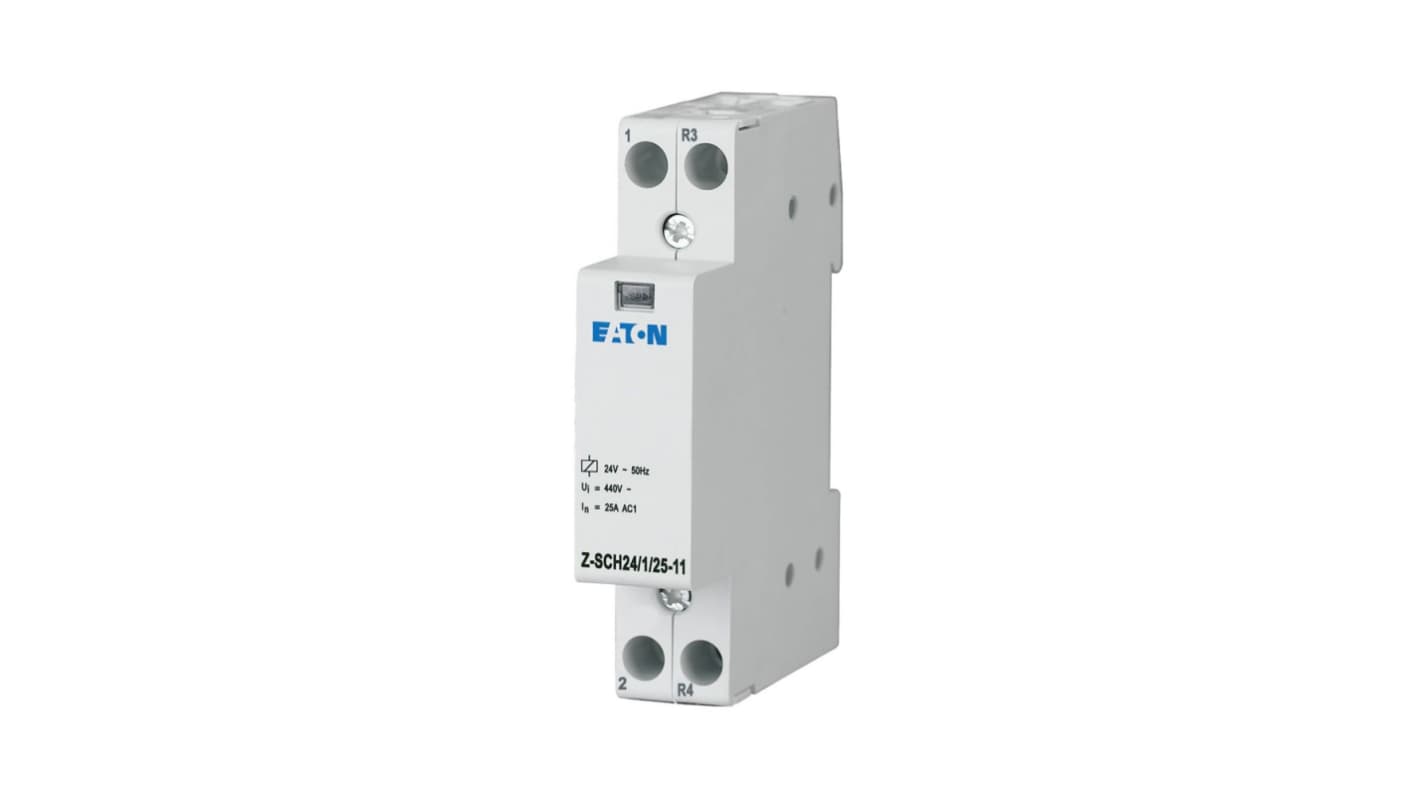 Stycznik instalacyjny Eaton styki: 2 25 A 1NC/1NO 193888 Z-SCH24/1/25-11