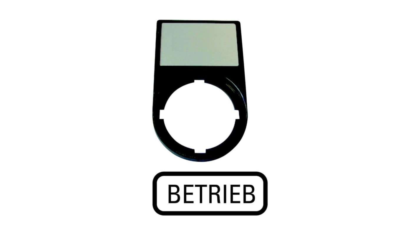 Eaton Label Mount for Use with M22 Series For Labeling, BETRIEB