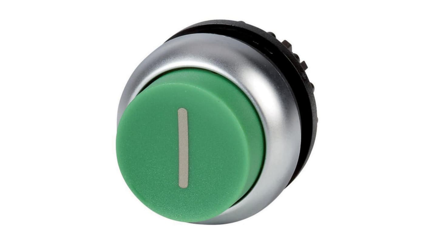 Eaton Series M22 Series Push Button Light Switch, Spring Return, Flush Mount, 22.5mm Cutout, IP66, IP67, IP69K