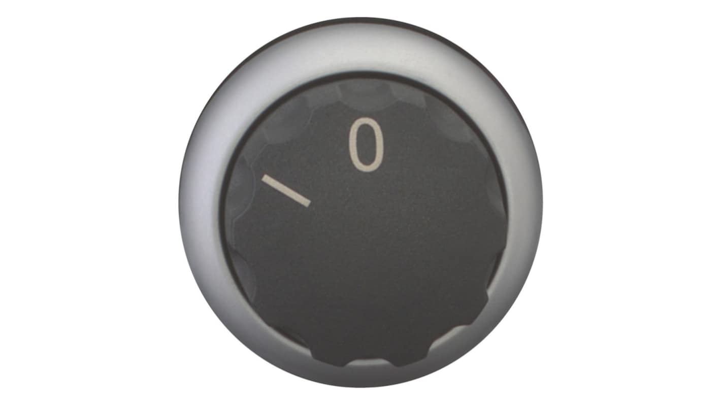 Eaton M22 Series 2 Position Selector Switch Head, 22.5mm Cutout, Black Handle
