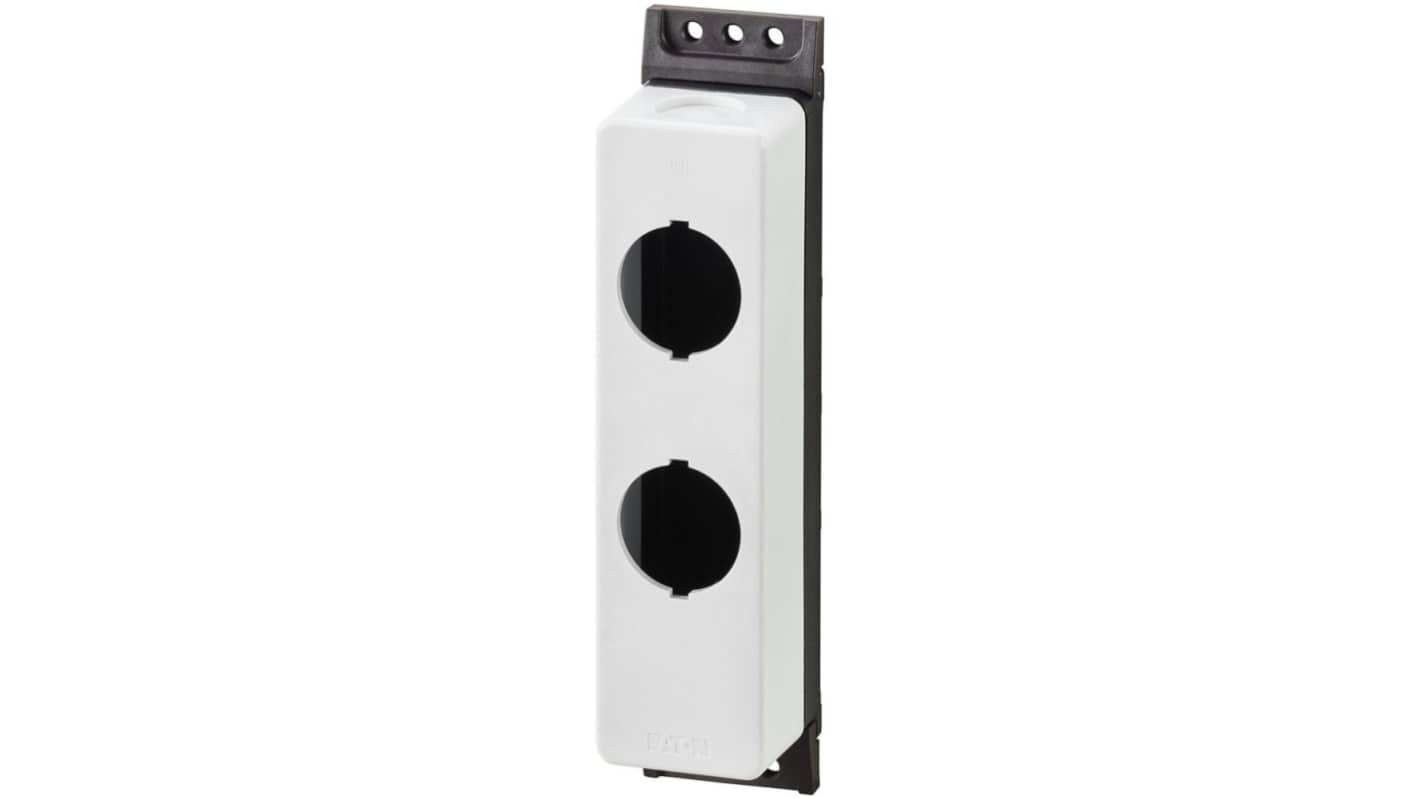Eaton Series Grey Plastic General Purpose Enclosure, IP67, IP69K, White Lid, 166 x 44 x 43mm