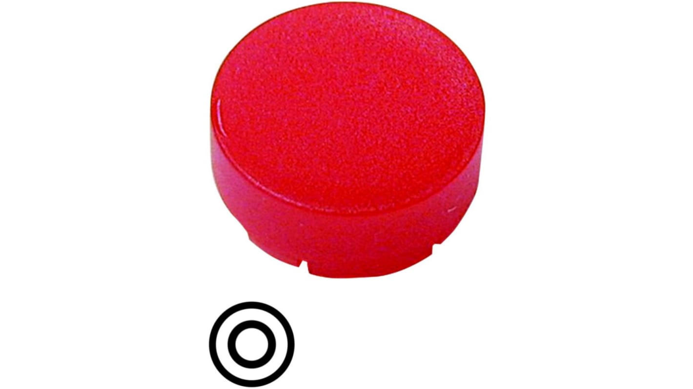 Eaton M22 Series Red Push-In Push Button Head Cap, 24mm Cutout