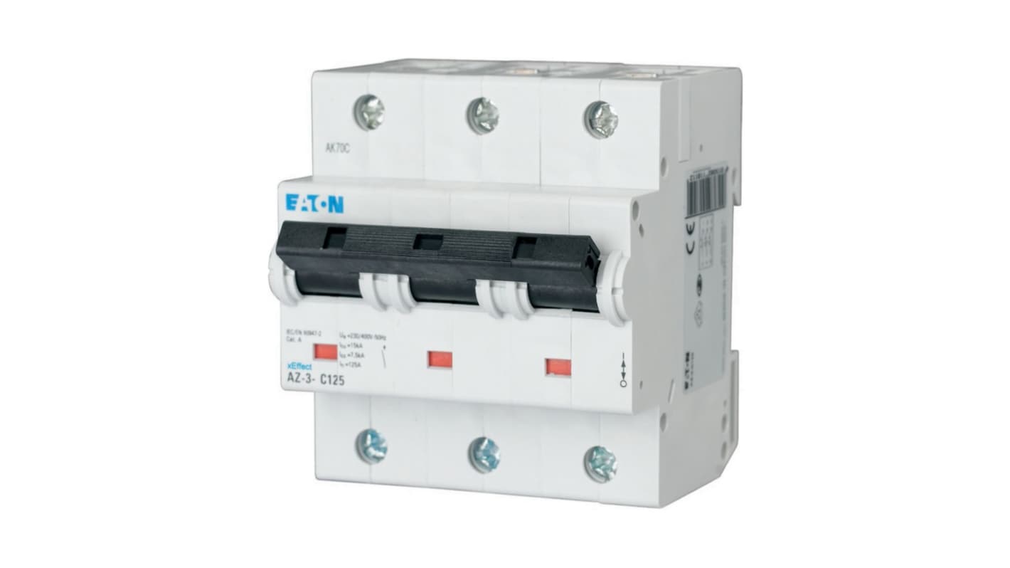 Interruttore magnetotermico Eaton, 3P 20A 25 kA, Tipo C