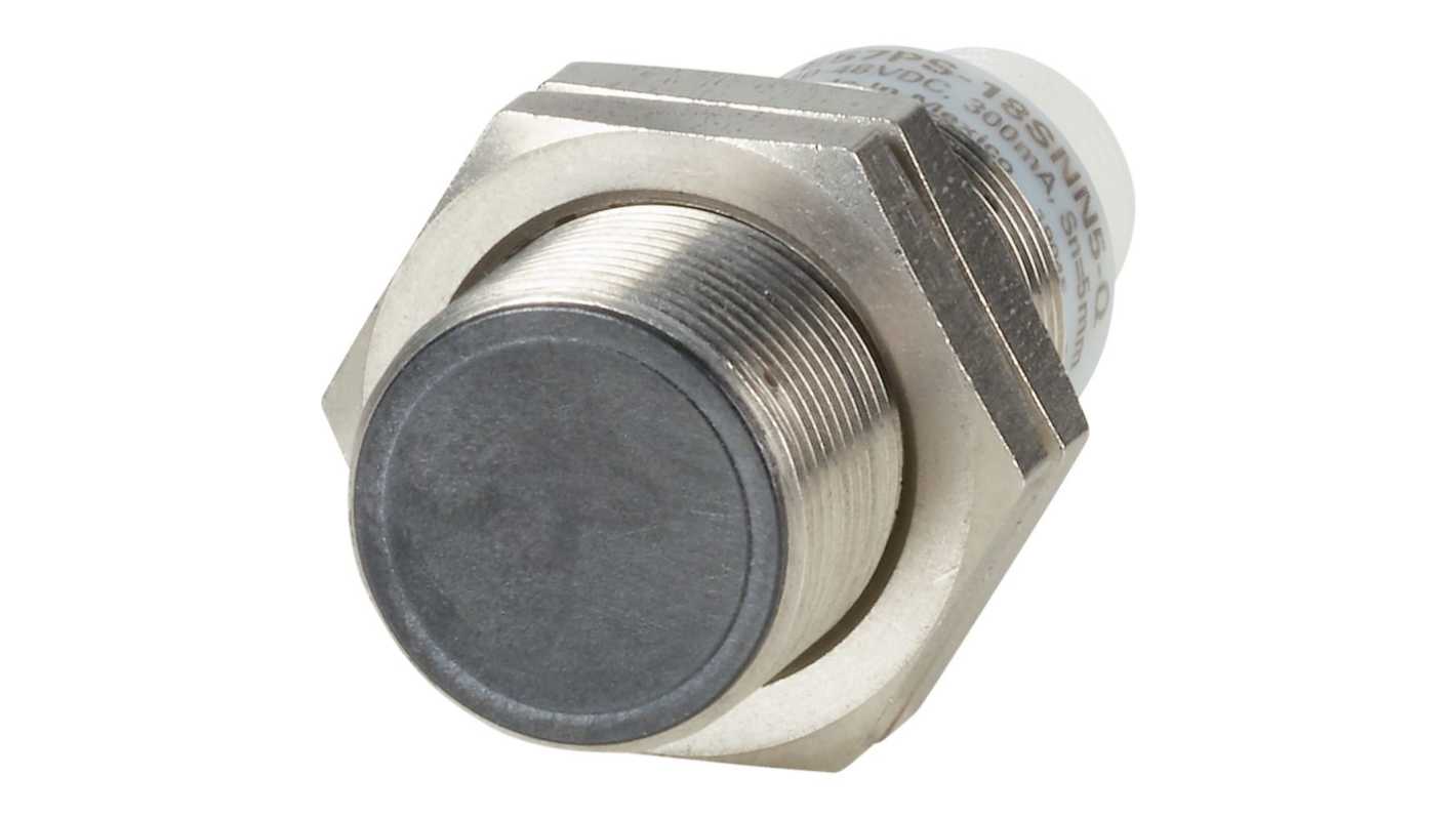 Eaton Inductive Threaded Barrel Proximity Sensor, M18, PNP NC, 48 V